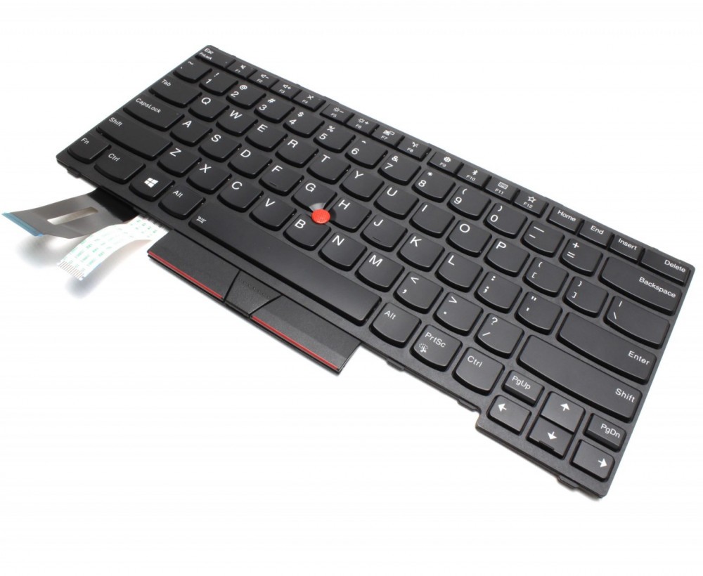 Tastatura laptop Lenovo ThinkPad T480 neagra cu pointing stick si ...