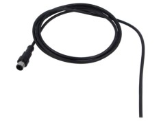 Conector M12 mufă tată drept aurit AMPHENOL 20-80&deg;C