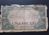 ROMANIA 1000 LEI- 10 SEPTEMBRIE 1941 &ndash; bancnota veche &ndash; stare PR