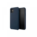 Husa iPhone 12 Mini Lemontti Silicone Lite Bleumarin