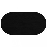 Cumpara ieftin Blat de masa maro inchis 100x50x4 cm lemn masiv de stejar oval