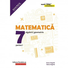 Matematica. Aritmetica, algebra, geometrie. Clasa a VII-a. 2019 Consolidare. Partea I - Paralela 45 foto