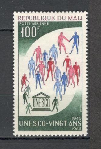 Mali.1966 Posta aeriana-20 ani UNESCO DM.45
