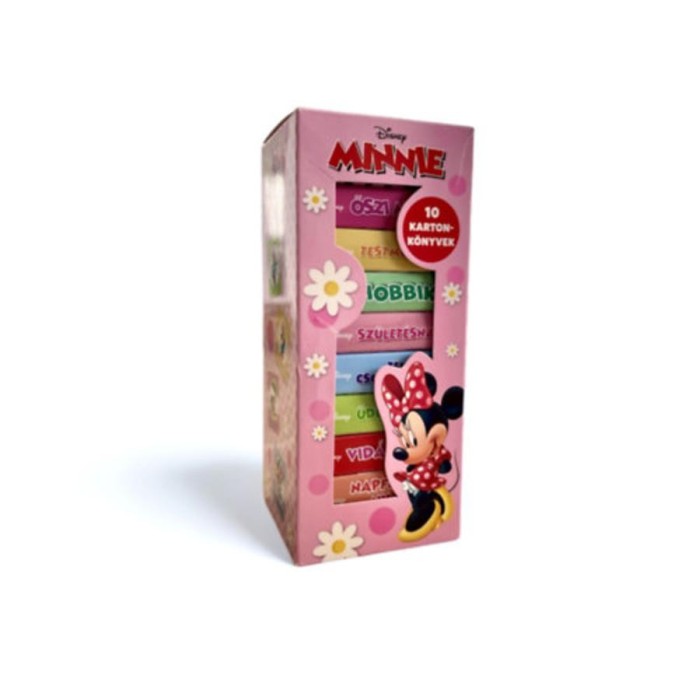 Disney Minnie - 10 kartonk&ouml;nyv - 10 db lapoz&oacute; d&iacute;szdobozban