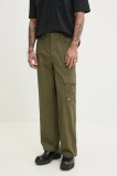 Dickies pantaloni Jackson Cargo Pant barbati, culoarea verde, drept, DK0A4XK4