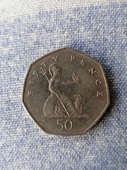 MONEDA - 50 PENCE 1997- MAREA BRITTANIE