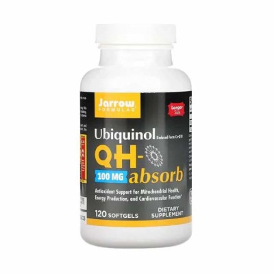 Ubiquinol Kaneka QH-Absorb Q10 100 miligrame 120 capsule Jarrow Formulas foto