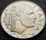 Moneda istorica 20 CENTESIMI - ITALIA FASCISTA, anul 1941 * cod 3103