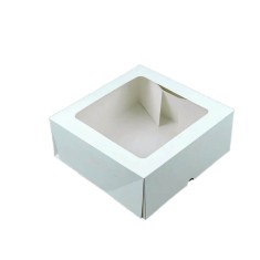 Set 25 Cutii pentru Prajituri cu Display, 170x140x90 mm, Carton Duplex GC1, 290 g/m? foto