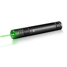 Laser pointer verde 100 mW cu incarcare prin USB si 5 capete 3D