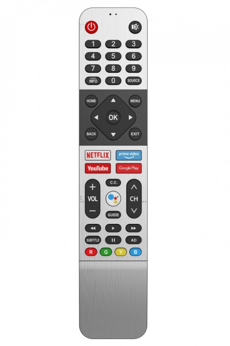 Telecomanda Universala HS-8902 cu Microfon Pentru Lcd, Led si Smart Tv Sanyo, Kendo, Orion, Akai, etc. Gata de Utilizare