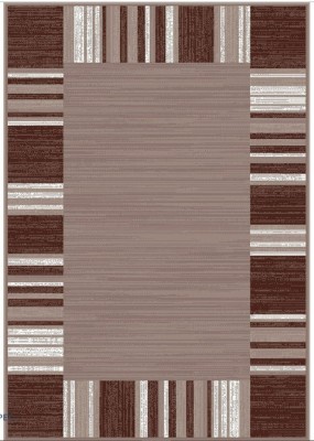Covor Model Mira 24070-120, Marime 60 x 110, cm, Maro, Inaltime Fir 6,5, mm, Antialergic, Polipropilena, Living, Dormitor, Sufragerie, Birou foto