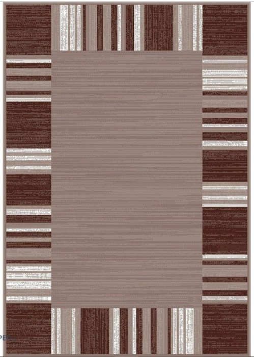 Covor Model Mira 24070-120, Marime 60 x 110, cm, Maro, Inaltime Fir 6,5, mm, Antialergic, Polipropilena, Living, Dormitor, Sufragerie, Birou