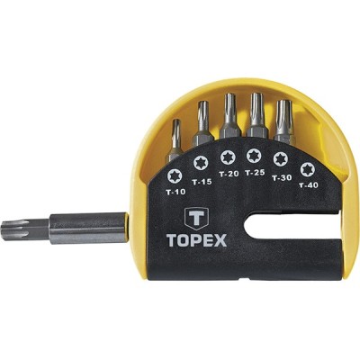 Set biti cu adaptor topex 39D351 HardWork ToolsRange foto