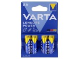 Baterii Alcaline AA 1,5V VARTA High Energy, 4 bucăți, Nere&icirc;ncărcabile