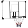 VidaXL Panou de baschet, transparent, 106x69x3 cm, policarbonat 93668