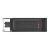 Memorie Kingston 64 Gb USB tip C 3.2 Gen 1 Data Traveler 70, cu capac, neagra