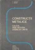 Constructii metalice - Calcul prin metoda starilor limita