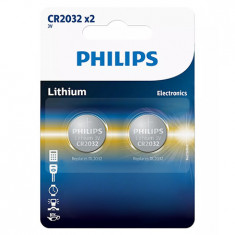 BATERIE LITHIUM CR2032 BLISTER 2 BUC PHILIPS EuroGoods Quality foto