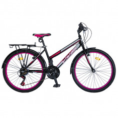 Bicicleta MTB Dame Vision Elegance Culoare Negru/Roz Roata 26" Otel PB Cod:202608000308