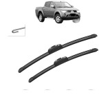 Cumpara ieftin Set 2 Stergatoare MITSUBISHI L200 / TRITON (KAT, KBT) 2005-2015, parbriz, Bosch Aerotwin Retrofit