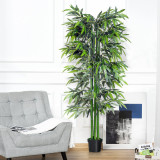 Cumpara ieftin Outsunny Planta de Bambus Artificial in Ghiveci 180cm pentru Interior si Exterior