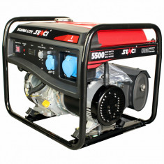 Generator de curent monofazat Senci SC-6000 LITE, 5.5 kW, AVR, benzina foto