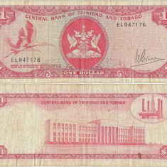 1977, 1 dollar (P-30a) - Trinidad si Tobago