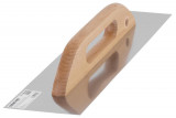 Cumpara ieftin Strend Pro Premium, cu m&acirc;ner din lemn, 480x130 mm, 0,7 mm, drept, din oțel inoxidabil