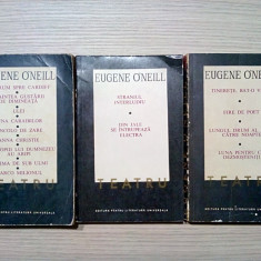 EUGEN O`NEILL - TEATRU - 3 Vol. - Literatura Universala, 1968, 519+361+451 p.