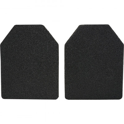 Set 2 Placi Balistice Airsoft DUMMY Spuma Negre Mil-Tec foto