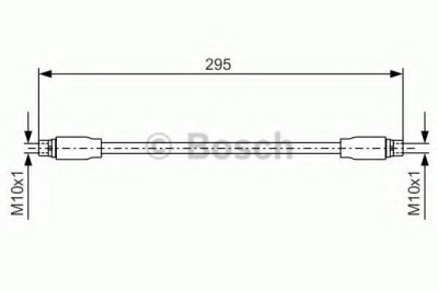 Conducta / cablu frana AUDI A4 (8D2, B5) (1994 - 2001) BOSCH 1 987 476 717 foto