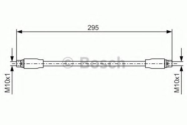 Conducta / cablu frana AUDI A4 (8D2, B5) (1994 - 2001) BOSCH 1 987 476 717