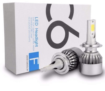 Becuri led C6 ORIGINAL tip cree cob H1 H7 H8 H11 HB3 HB4 HB5 H27 HB1 - H-1 foto