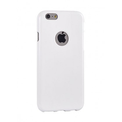 Husa Silicon Jelly MERC Apple Iphone 6 (4,7) Alb