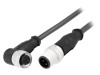 Cablu senzori automatizări M12-M12 1m