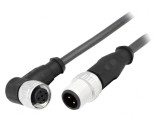 Cablu senzori automatizări M12-M12 1m