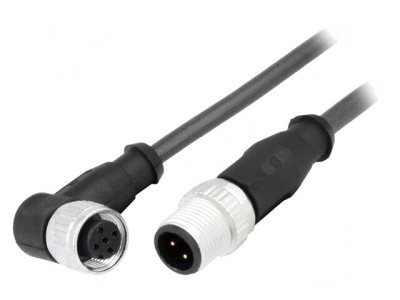Cablu senzori automatizări M12-M12 1m foto