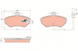 TRW GDB1366 COTEC set placute frana,frana disc