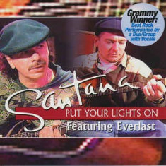 CD Santana Featuring Everlast ‎– Put Your Lights On, original