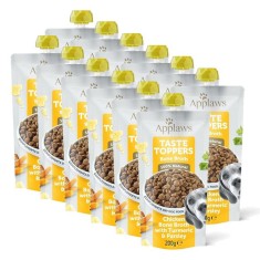 Applaws Dog Taste Toppers in sos de oase de pui 12 x 200 g foto