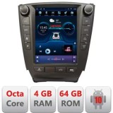 Navigatie Lexus IS 2005-2012 Lenovo Tesla Qled 9.7&quot; Octacore 4Gb RAM 64Gb Hdd 4G DSP Carplay Android Auto 360 camere Bluetooth CarStore Technology