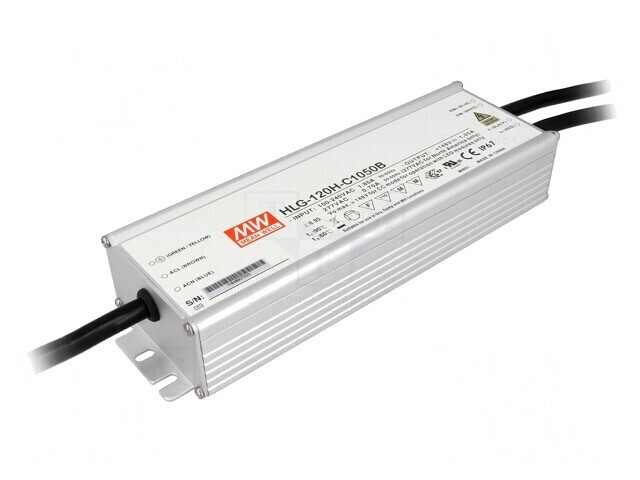 Alimentator LED 155W 1050mA HLG-120H-C1050B