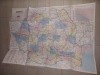 Harta rutiera cu informatii turistice ROMANIA,Directia topografica militara 2000