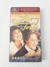 Caseta video VHS originala film - Four Weddings and a Funeral foto