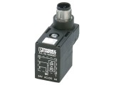 Adaptor conector valvă M12 tată, drept, 3 pini