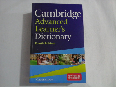 CAMBRIDGE - Advanced Learner&amp;#039;s Dictionary foto