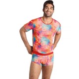 Anais Men-Falcon Tricou din Lycra cu Imprimeu