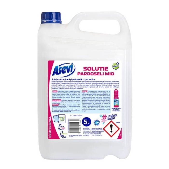 Detergent concentrat Manual pardoseli 5L Asevi Mio