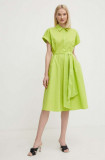 Joseph Ribkoff rochie culoarea verde, mini, evazati, 242914